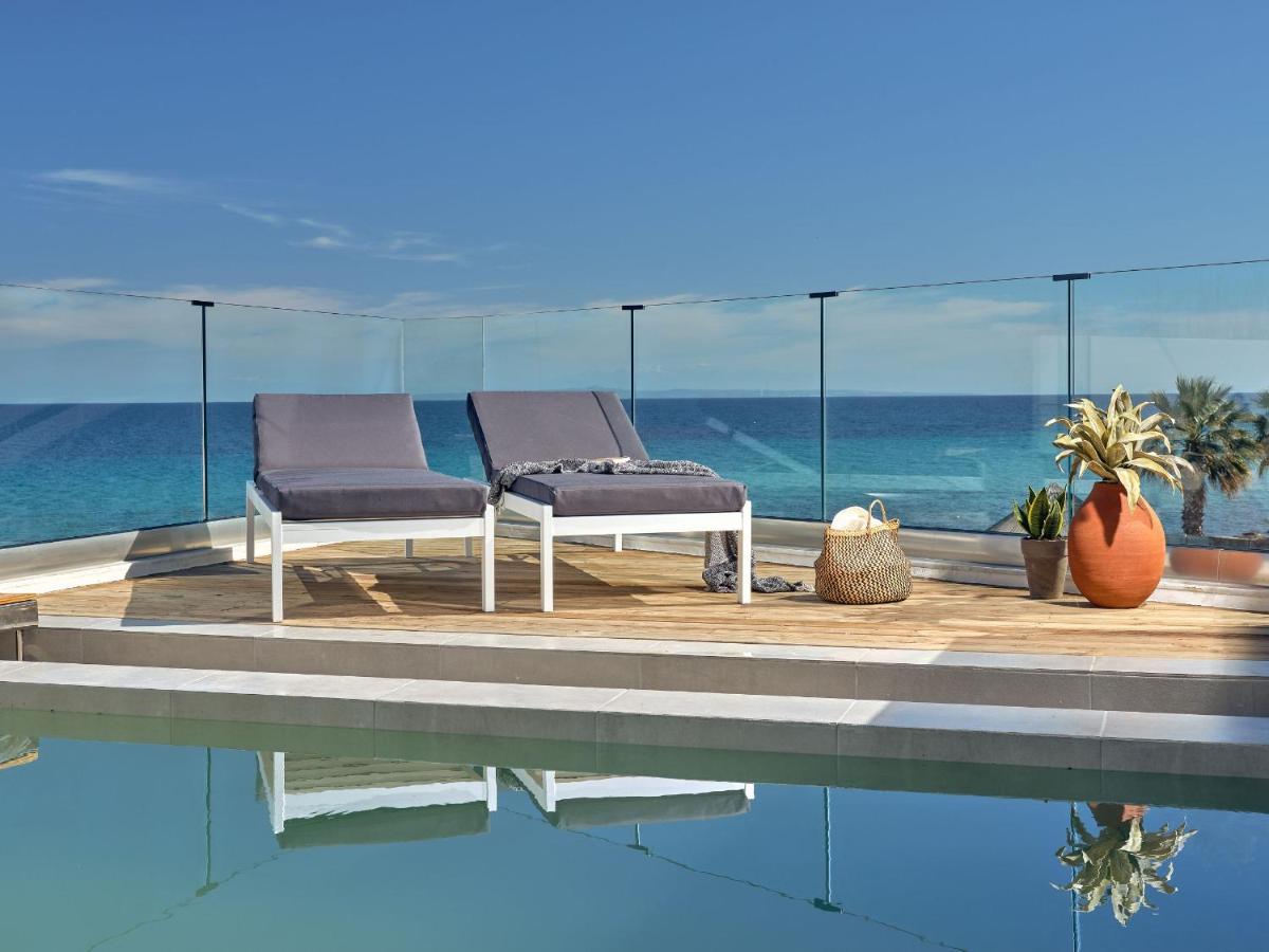 Oceanis Suites With Private Heated Pools And Sea View, By Zantewize Kypseli Exteriör bild