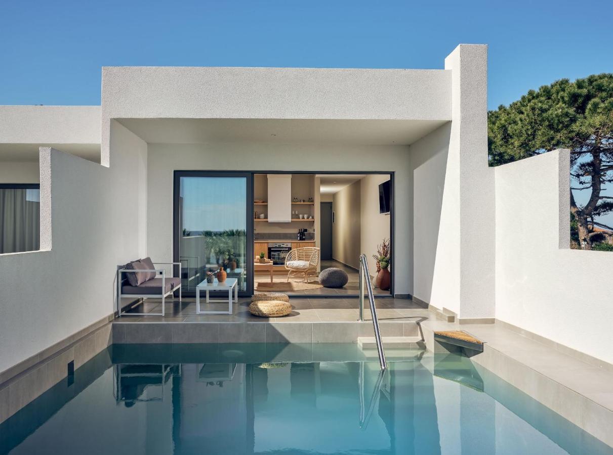 Oceanis Suites With Private Heated Pools And Sea View, By Zantewize Kypseli Exteriör bild